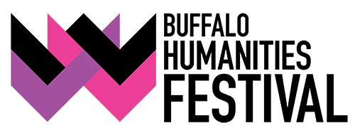 Buffalo Humanities Festival pink purple logo